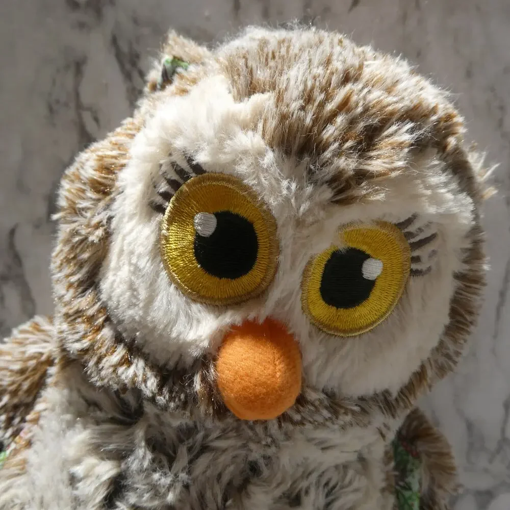 Little Brownie Bakers Owl Plush Kids 10in Brown Girl Scout Cookie 100 Years Patc
